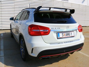 Mercedes GLA 45 AMG Heck