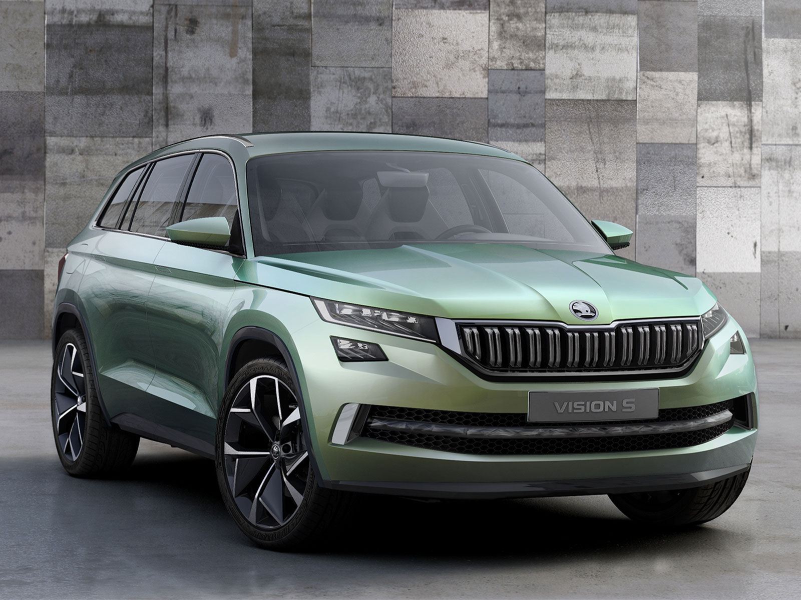 Skoda Vision S Geneva 2016 Front View