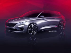 01 skoda vision rs reveals design for next rs generation and a future compact car front 1