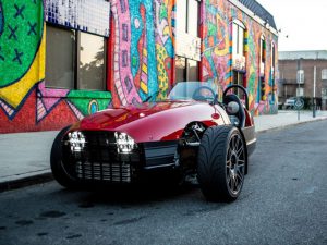 Vanderhall Red Venice three wheel 15