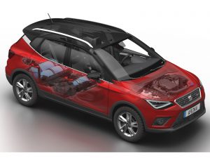 1 SEAT Arona TGI Schnittmodell