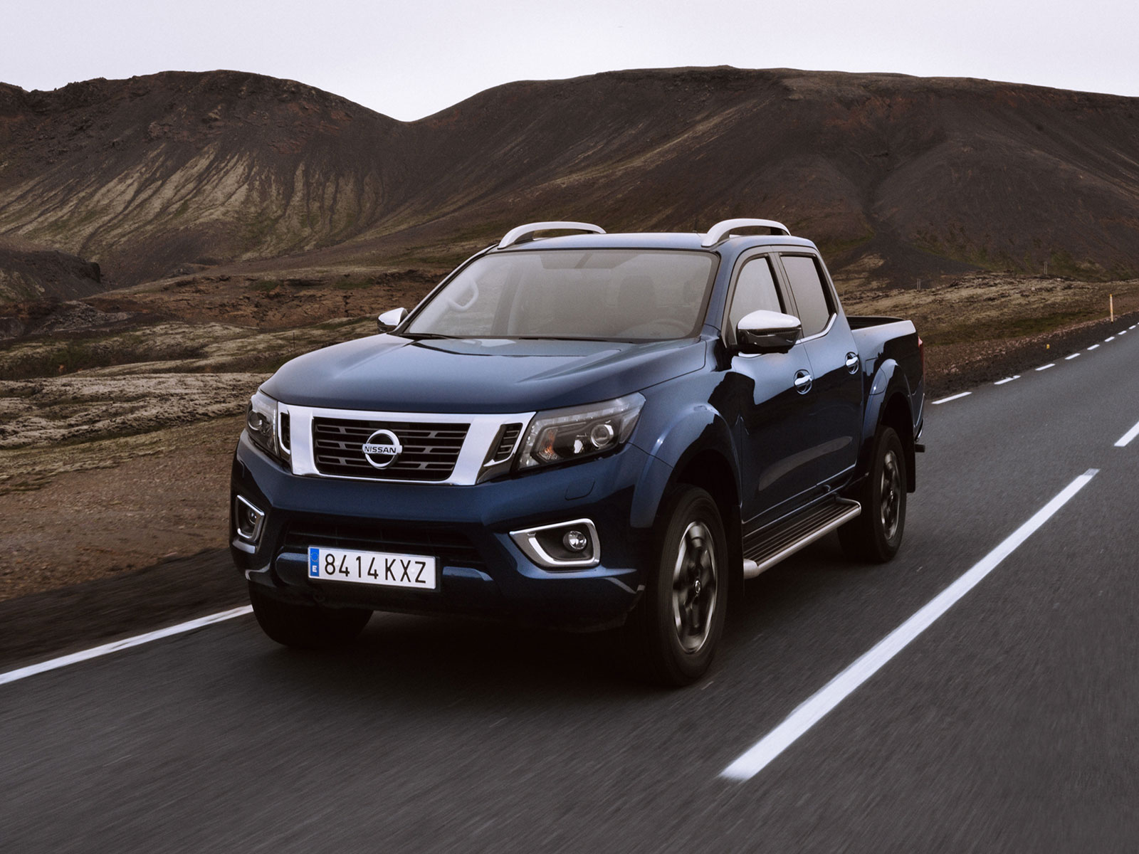 Nissan Navara Double Cab Blue Iceland Dynamic Front 7 source