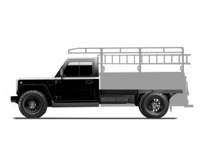 Bollinger Motors B2 Chassis Cab Contractor Truck side