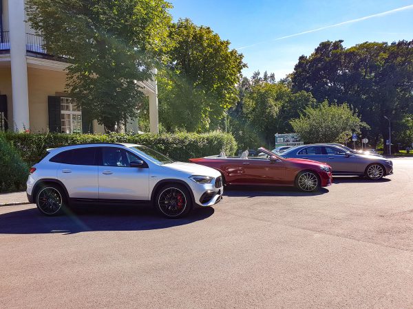 Mercedes E-Klasse und AMG GLA