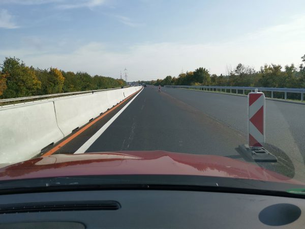 Autobahnbaustelle